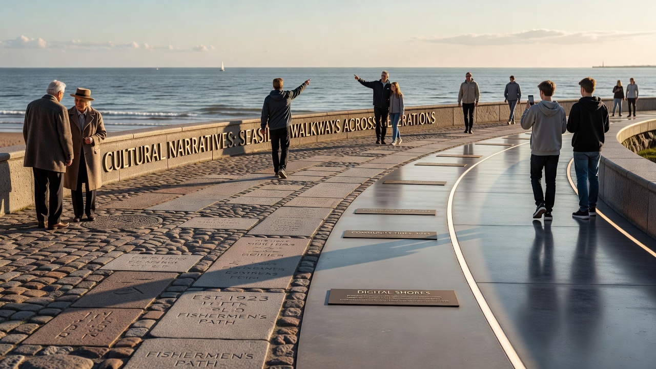 Cultural Narratives Embedded in Seaside Walkway Designs Across Generations